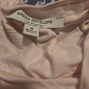 Green Envelope Pink Top